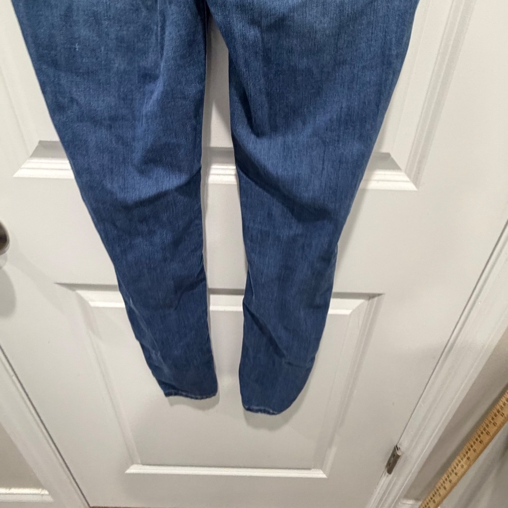 Free People Womens Skinny Jeans Distressed Ripped Knee Blue Size 27 - Picture 13 of 15